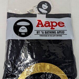 Aape by Bathing Ape T-shirt Large Black/Gold BRAND NEW With Tags